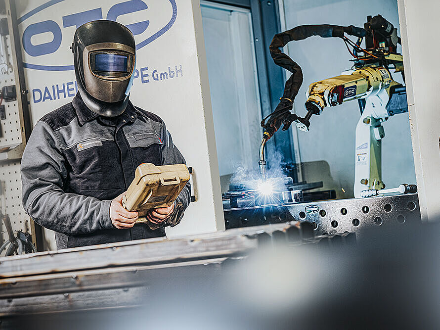 Schweißroboter Friedrich Hippe - Schweißroboter