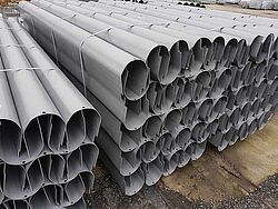 Abdeckungen aus Blech beschichtet oder GFK / Erdfüße Friedrich Hippe - Abdeckungen aus Blech beschichtet oder GFK / Erdfüße