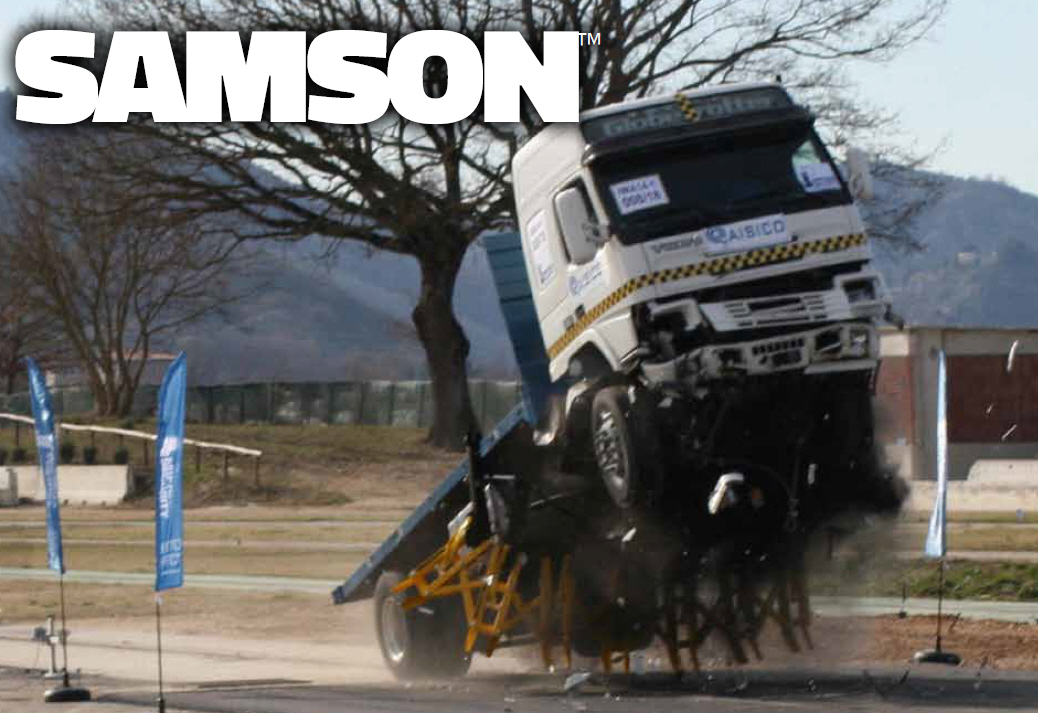 Die SAMSON Sperre im Einsatz bis mittlere LKW